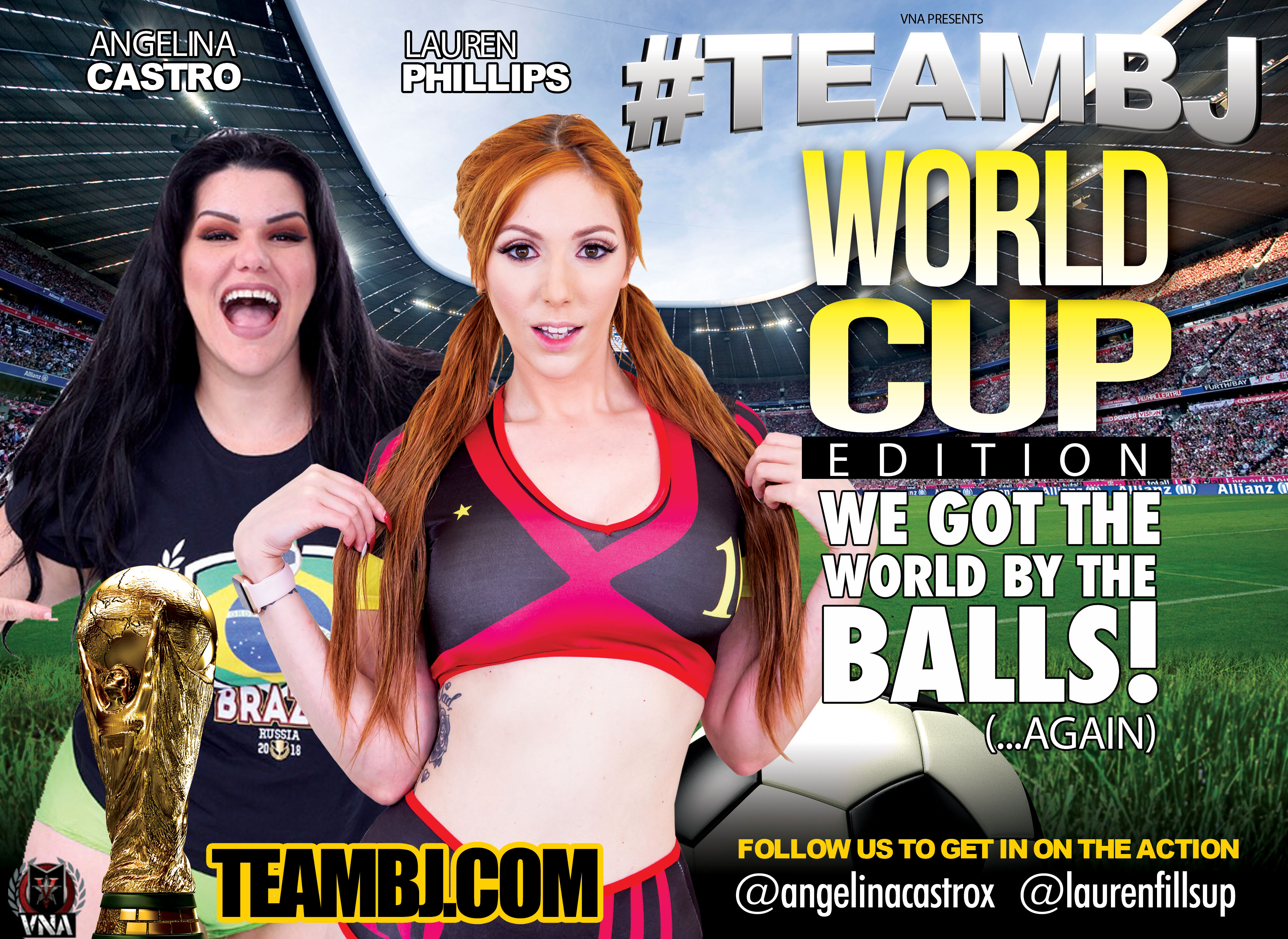 angelina castro, lauren phillips, team bj, world cup soccer